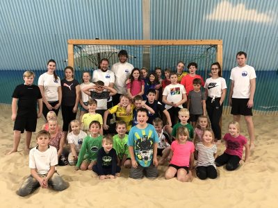 Spiel und Spaß im Sand
