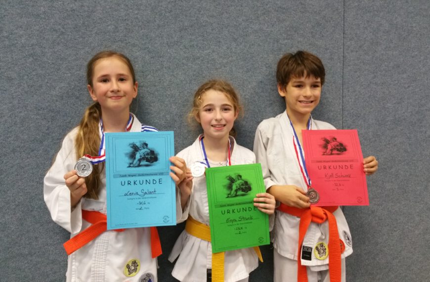 Platzierungen für junge Judoka