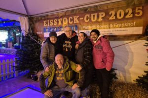 Der CTV beim Eisstockschießen im Weihnachtsdorf