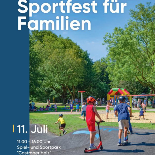 11. Juli: Sportfest für Familien auf dem Mega-Spielplatz