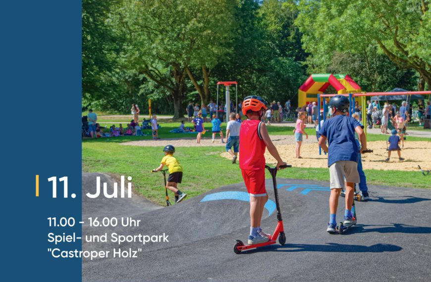 11. Juli: Sportfest für Familien auf dem Mega-Spielplatz